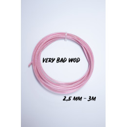 Câble rose pour corde à sauter 2.5 mm 3m - Very Bad Wod — Rose · Taille 2.5 mm