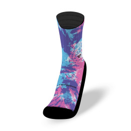 Chaussettes THE CLOUD TIE DYE multicolores| LITHE APPAREL — Multicolor · Taille S (35-38)