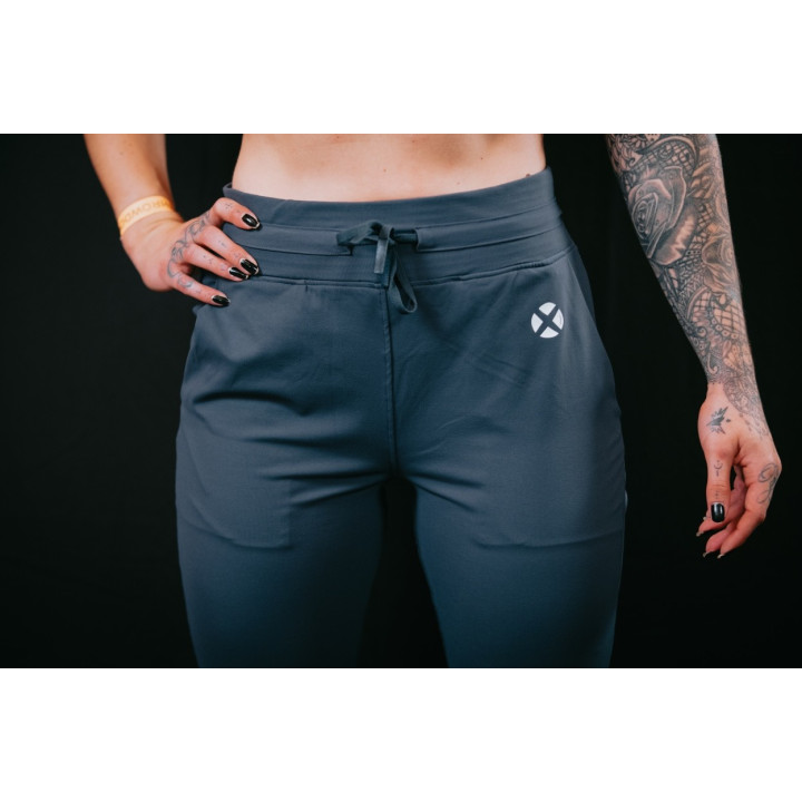 Jogger pant taille haute Femme THE FLEXY Midnight Blue | VERY BAD WOD — Bleu · Taille S