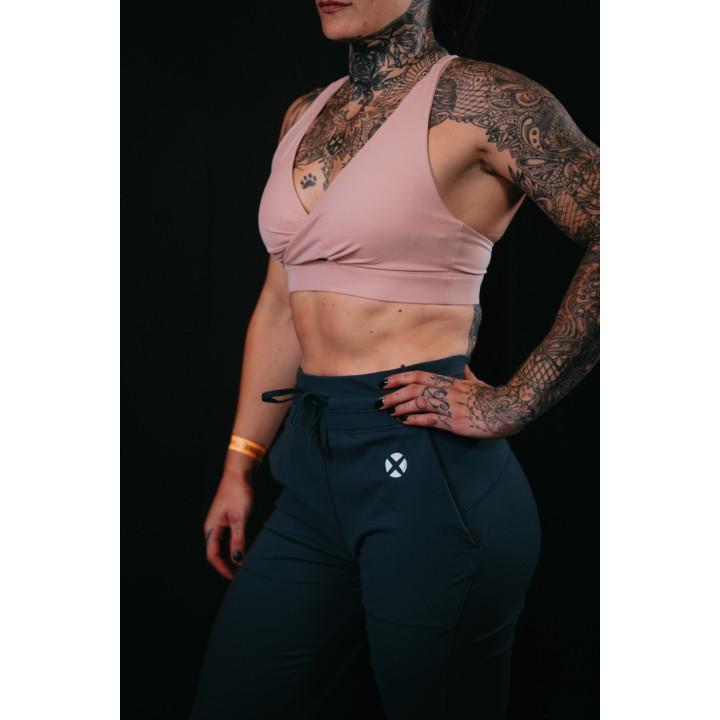 Jogger pant taille haute Femme THE FLEXY Midnight Blue | VERY BAD WOD — Bleu · Taille L