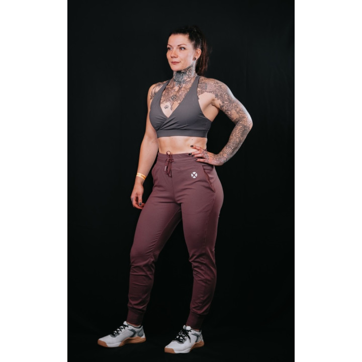 Jogger pant taille haute Femme THE FLEXY Purple Plum | VERY BAD WOD — Violet · Taille S