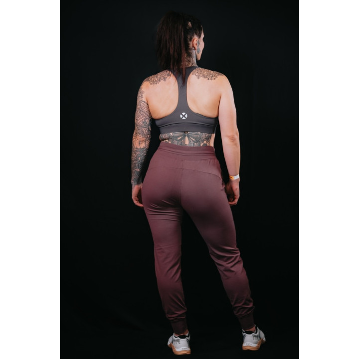 Jogger pant taille haute Femme THE FLEXY Purple Plum | VERY BAD WOD — Violet · Taille S