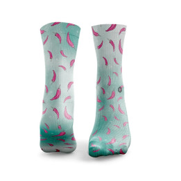 Chaussettes multicolores SPICY bleu | HEXXEE SOCKS — Multicolor · Taille M (40-43)