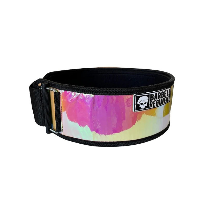 Ceinture haltérophilie multicolor Unicorn - Barbell Regiment — Rose · Taille S