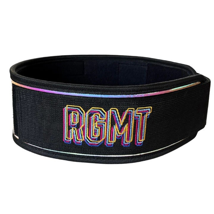 Ceinture haltérophilie multicolor Unicorn - Barbell Regiment — Rose · Taille M