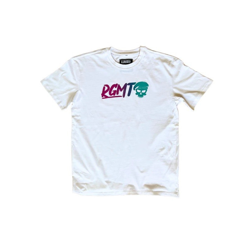 T-Shirt oversize heavy unisexe blanc MIAMI | BARBELL REGIMENT — Blanc · Taille L