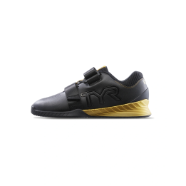 Chaussures Haltérophilie LIFTER Limited Edition SQUAT UNIVERSITY 008 Noir/Or | TYR — Noir / Or · Taille 36 2/3 EU - 22.5 cm