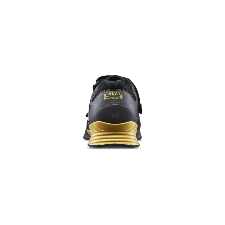 Chaussures Haltérophilie LIFTER Limited Edition SQUAT UNIVERSITY 008 Noir/Or | TYR — Noir / Or · Taille 38 EU - 23.4 cm
