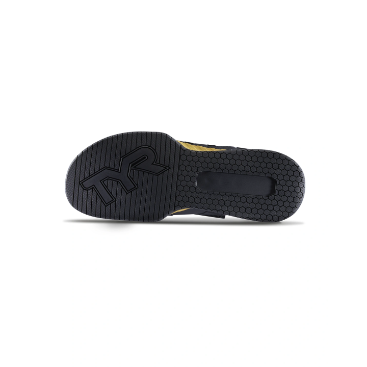 Chaussures Haltérophilie LIFTER Limited Edition SQUAT UNIVERSITY 008 Noir/Or | TYR — Noir / Or · Taille 38 EU - 23.4 cm