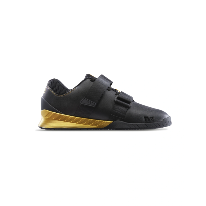 Chaussures Haltérophilie LIFTER Limited Edition SQUAT UNIVERSITY 008 Noir/Or | TYR — Noir / Or · Taille 38 EU - 23.4 cm