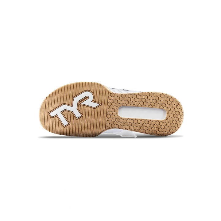 Chaussures Haltérophilie LIFTER L-1 543 White/Gum | TYR — Blanc / Gomme · Taille 36 2/3 EU - 22.5 cm
