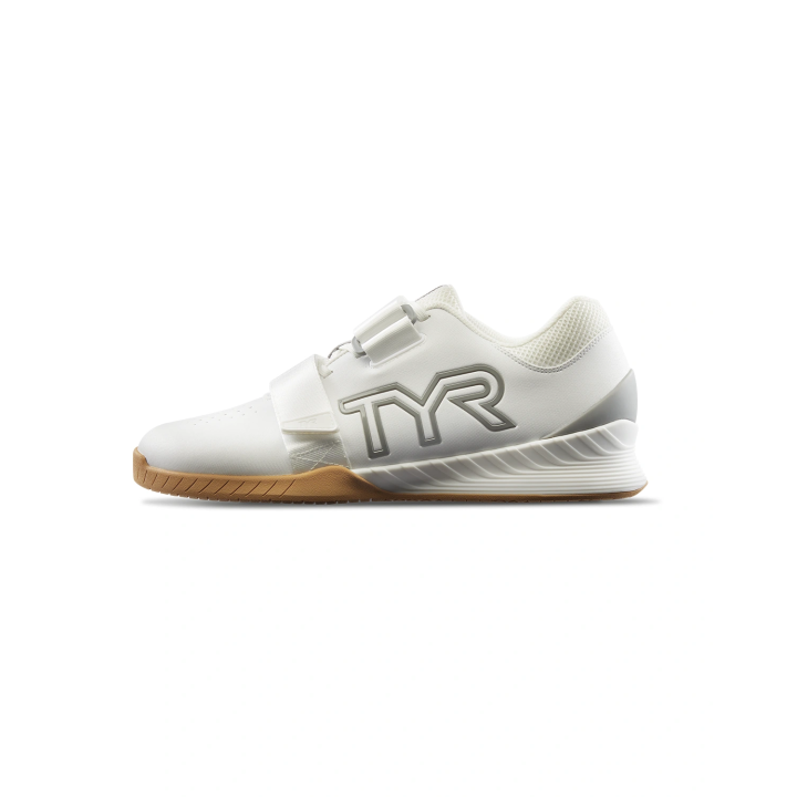 Chaussures Haltérophilie LIFTER L-1 543 White/Gum | TYR — Blanc / Gomme · Taille 38 2/3 EU - 23.8 cm