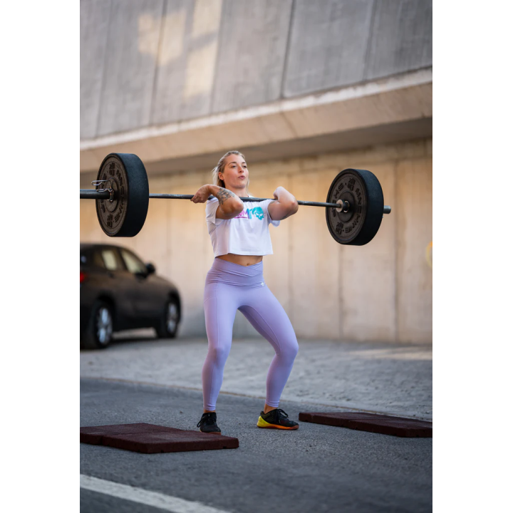 Legging Femme POCKET VICKY lilas | BARBELL REGIMENT — Violet · Taille L