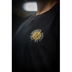 Crop oversize Tee HOLD FAST STAY TRUE noir | BARBELL REGIMENT — Noir · Taille L