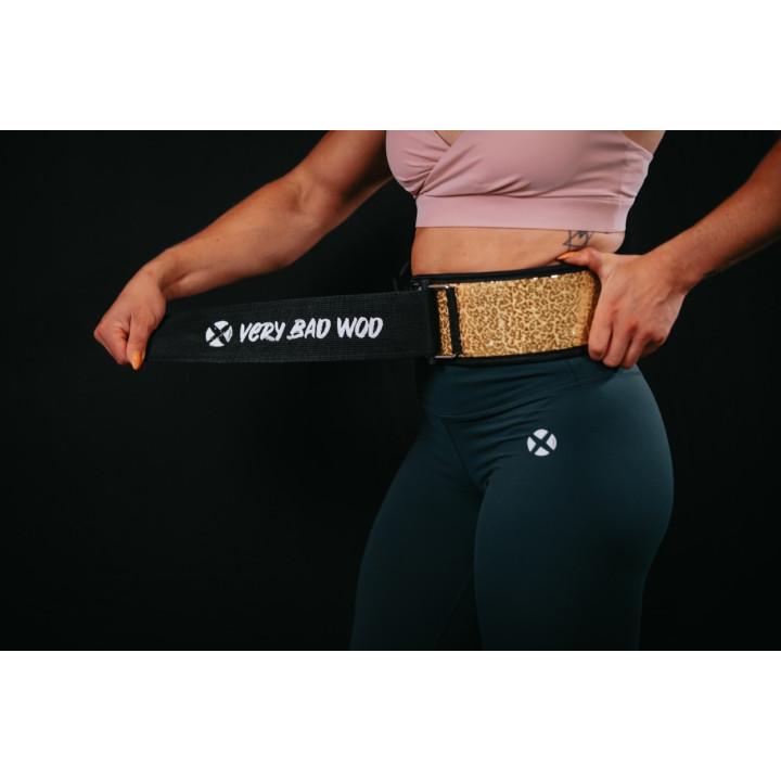 Ceinture d'haltérophilie dorée SUNSHINE | VERY BAD WOD — Or · Taille XXS