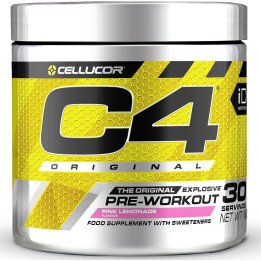 C4 Original Pink Lemonade - Pré workout Cellucor 30 doses — PINK LEMONADE · Taille 198 Gr / 30 Doses