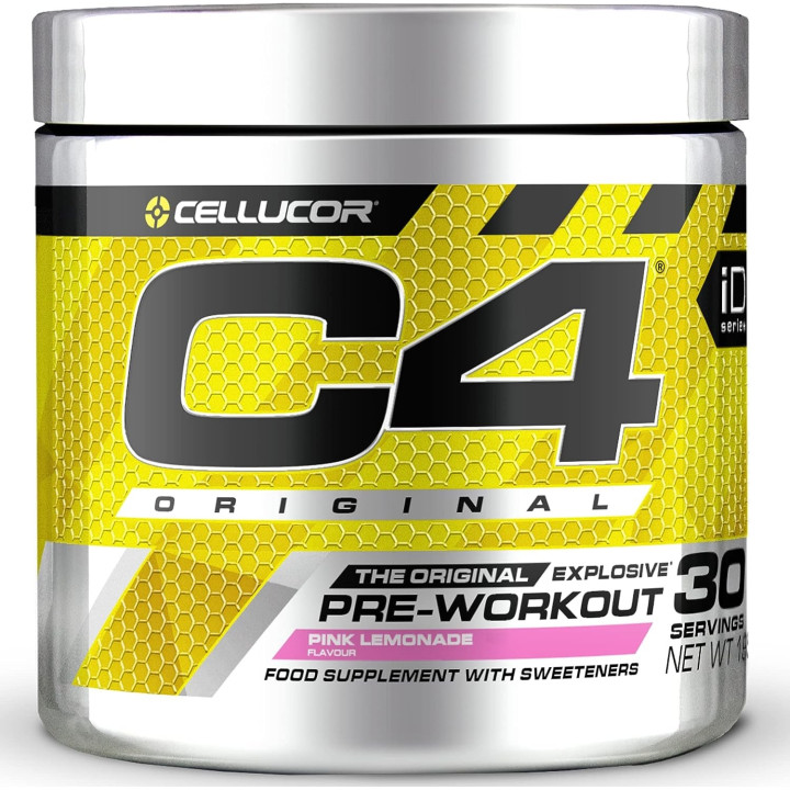 C4 Original Pink Lemonade - Pré workout Cellucor 30 doses — PINK LEMONADE · Taille 198 Gr / 30 Doses