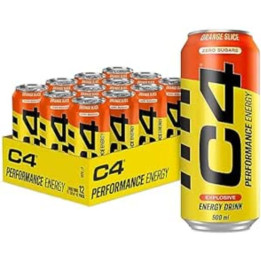 Cellucor C4 Performance Energy - Orange Slice x12 canettes — ORANGE · Taille Pack de 12 Canettes