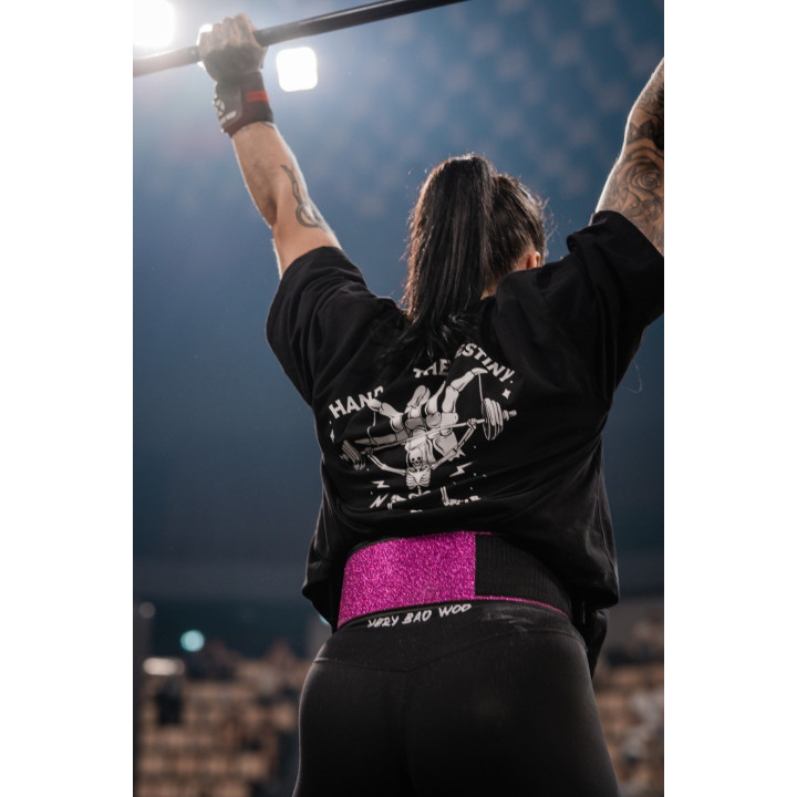 T-Shirt oversize unisexe noir HAND OF DESTINY | VERY BAD WOD — Noir · Taille S