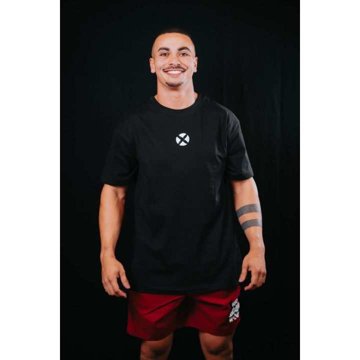 T-Shirt oversize unisexe noir TRAIN HARD STAY COOL | VERY BAD WOD — Noir · Taille L