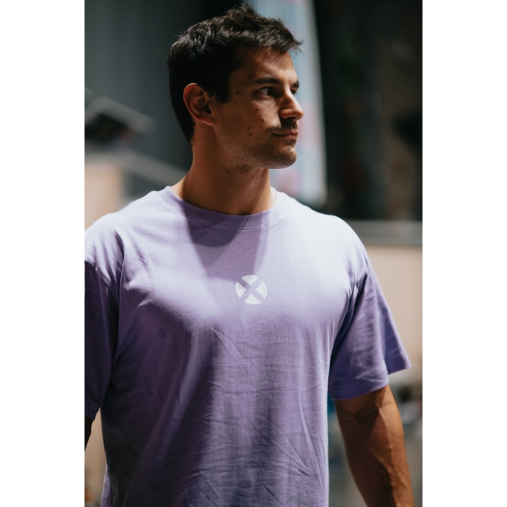 T-Shirt oversize unisexe violet TRAIN HARD STAY COOL | VERY BAD WOD — Violet · Taille XL