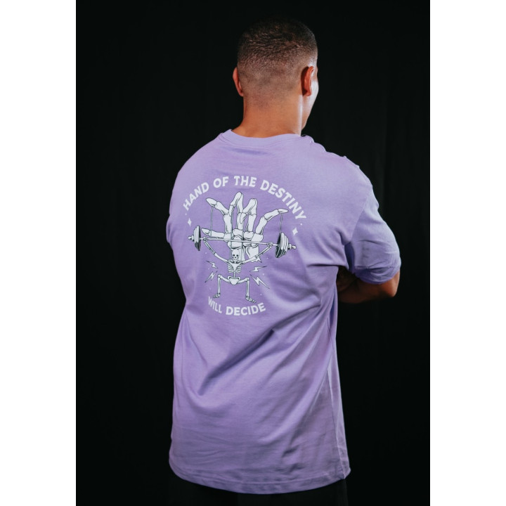 T-Shirt oversize unisexe violet HAND OF DESTINY | VERY BAD WOD — Violet · Taille L