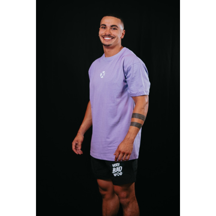 T-Shirt oversize unisexe violet HAND OF DESTINY | VERY BAD WOD — Violet · Taille L