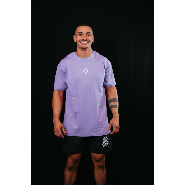 T-Shirt oversize unisexe violet HAND OF DESTINY | VERY BAD WOD — Violet · Taille XL