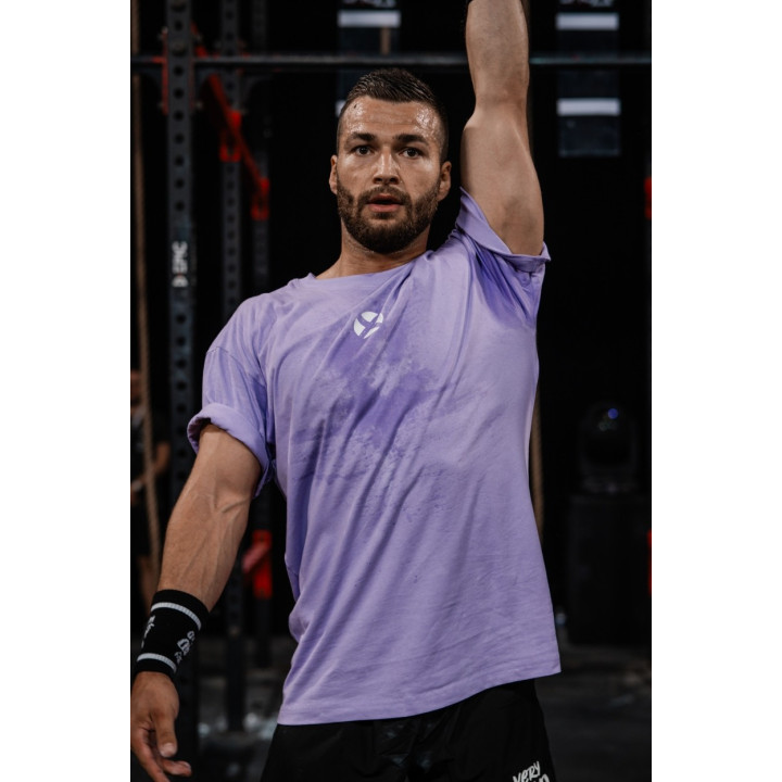 T-Shirt oversize unisexe violet HAND OF DESTINY | VERY BAD WOD — Violet · Taille XL