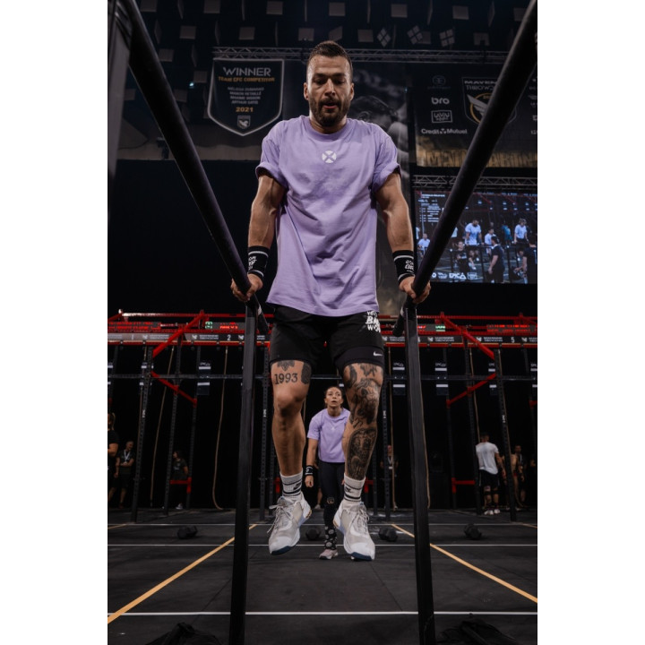 T-Shirt oversize unisexe violet HAND OF DESTINY | VERY BAD WOD — Violet · Taille XL