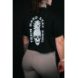 Crop top oversize noir TRAIN HARD STAY COOL | VERY BAD WOD — Noir · Taille TU