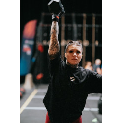 Crop top oversize noir TRAIN HARD STAY COOL | VERY BAD WOD — Noir · Taille TU