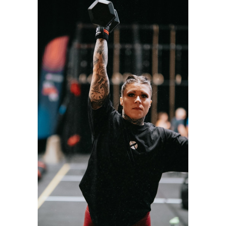 Crop top oversize noir TRAIN HARD STAY COOL | VERY BAD WOD — Noir · Taille TU