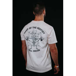 T-Shirt unisexe blanc ivoire HAND OF DESTINY | VERY BAD WOD — Blanc ivoire · Taille S