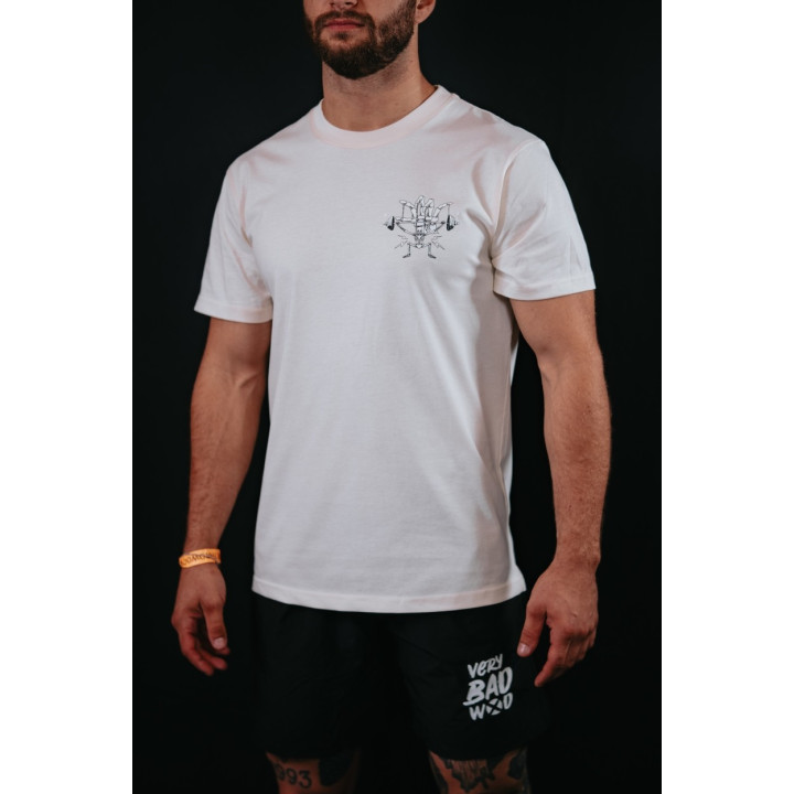 T-Shirt unisexe blanc ivoire HAND OF DESTINY | VERY BAD WOD — Blanc ivoire · Taille S