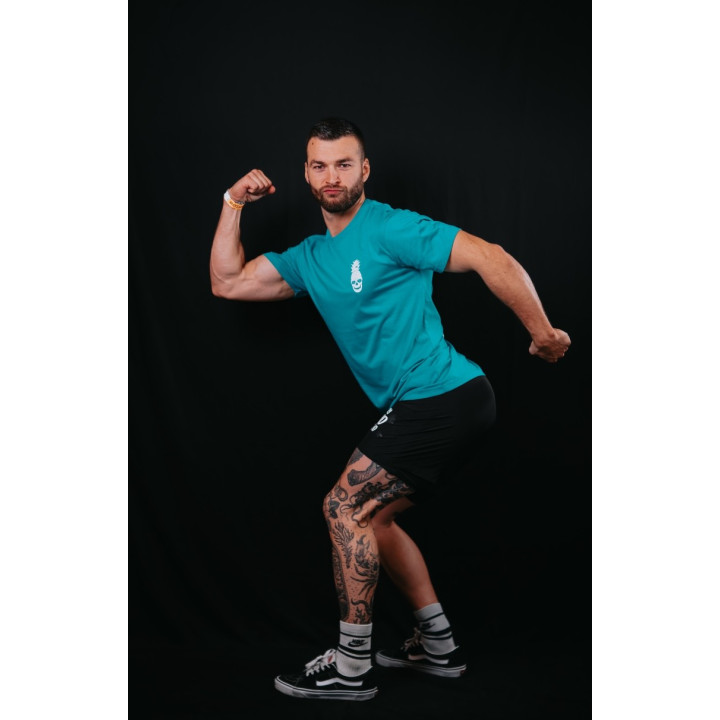 T-Shirt unisexe bleu TRAIN HARD STAY COOL | VERY BAD WOD — Bleu · Taille S