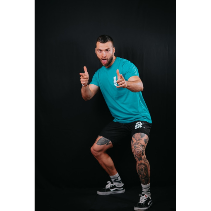 T-Shirt unisexe bleu TRAIN HARD STAY COOL | VERY BAD WOD — Bleu · Taille M