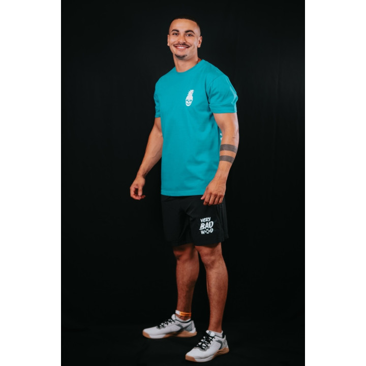 T-Shirt unisexe bleu TRAIN HARD STAY COOL | VERY BAD WOD — Bleu · Taille M