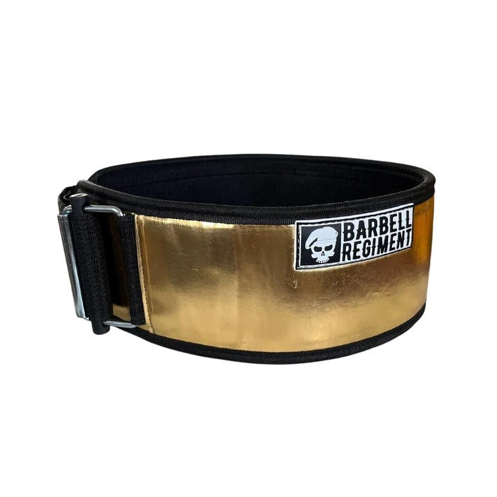 Ceinture haltérophilie Gold Digger or - Barbell Regiment — Or · Taille L