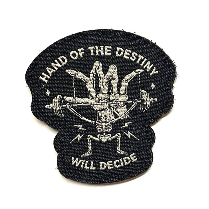 Patch tissage velcro noir HAND OF DESTINY | VERY BAD WOD — Noir · Taille TU