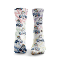 Chaussettes multicolores ANIME UNICORN | HEXXEE SOCKS — Multicolor · Taille M (40-43)