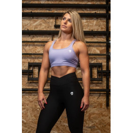 Brassière sport ALBA Lilac | BARBELL REGIMENT — Mauve · Taille L
