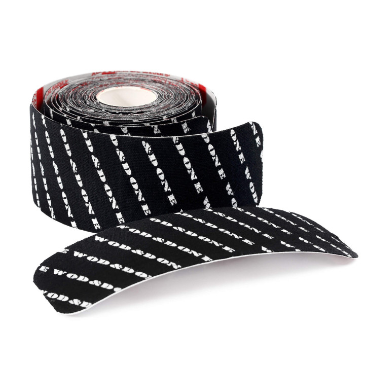 Rouleau de 32 bandes de protection doigts prédécoupées Tape Noir| WOD & DONE — Noir · Taille TU