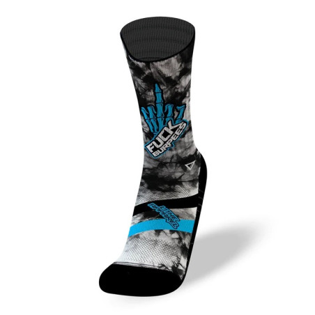 Chaussettes FUCK BURPEES BLEU | LITHE APPAREL — Multicolor · Taille M (39-42)