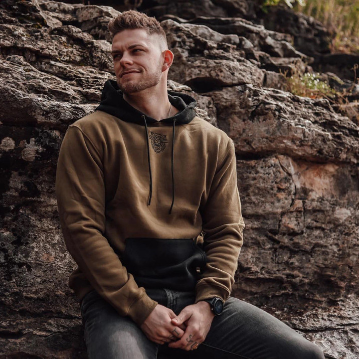 Sweat à capuche vert TIGER ARMY | ROKFIT — Vert · Taille S
