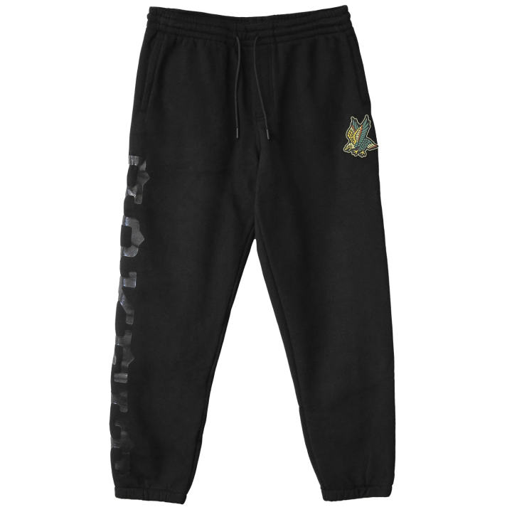 Jogging unisexe noir EAGLE Relaxed Fit Fleece Pant | ROKFIT — Noir · Taille L