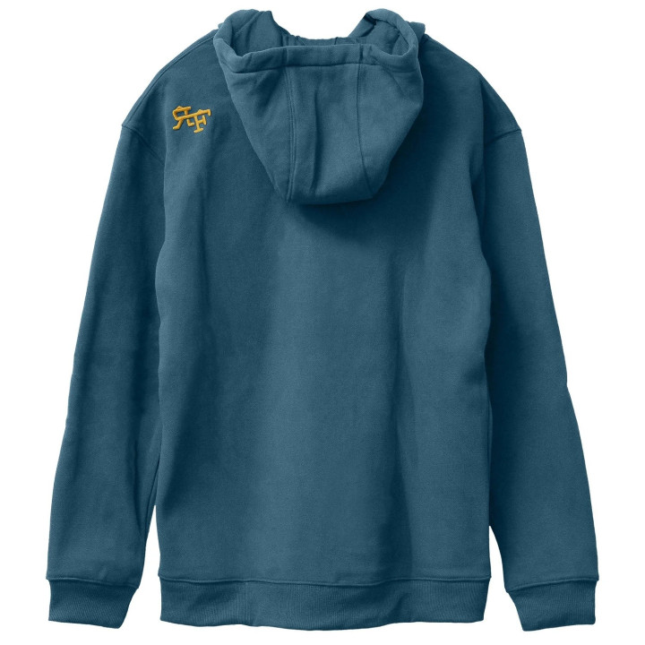 Sweat à capuche zip bleu SUFFER WELL | ROKFIT — Bleu · Taille S