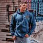 Sweat à capuche zip bleu SUFFER WELL | ROKFIT — Bleu · Taille S