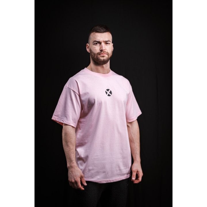 T-Shirt oversize unisexe rose clair HAND OF DESTINY | VERY BAD WOD — Rose · Taille M