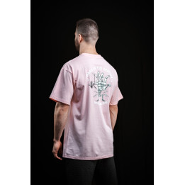 T-Shirt oversize unisexe rose clair HAND OF DESTINY | VERY BAD WOD — Rose · Taille L